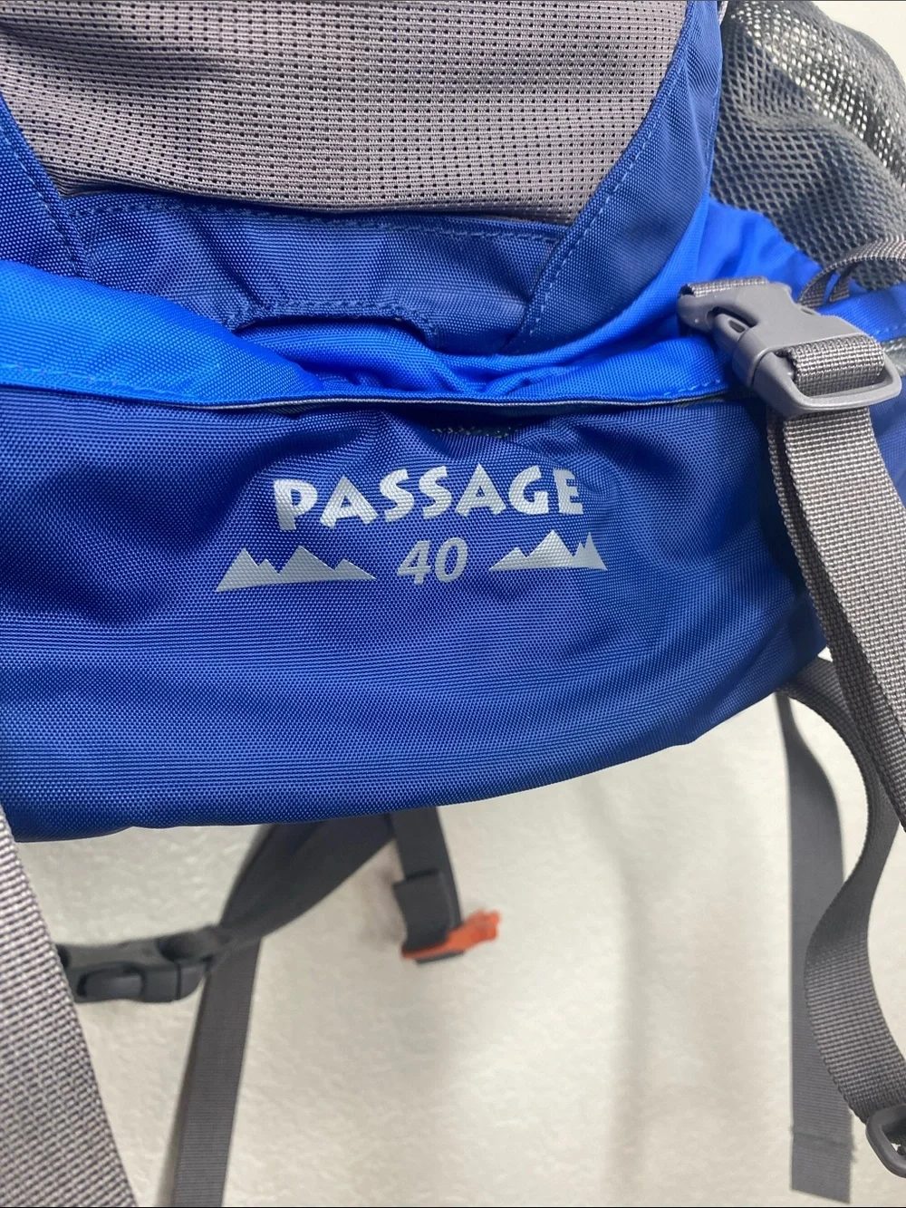 REI Royal Blue and Gray Passage 40 Daypack Backpack